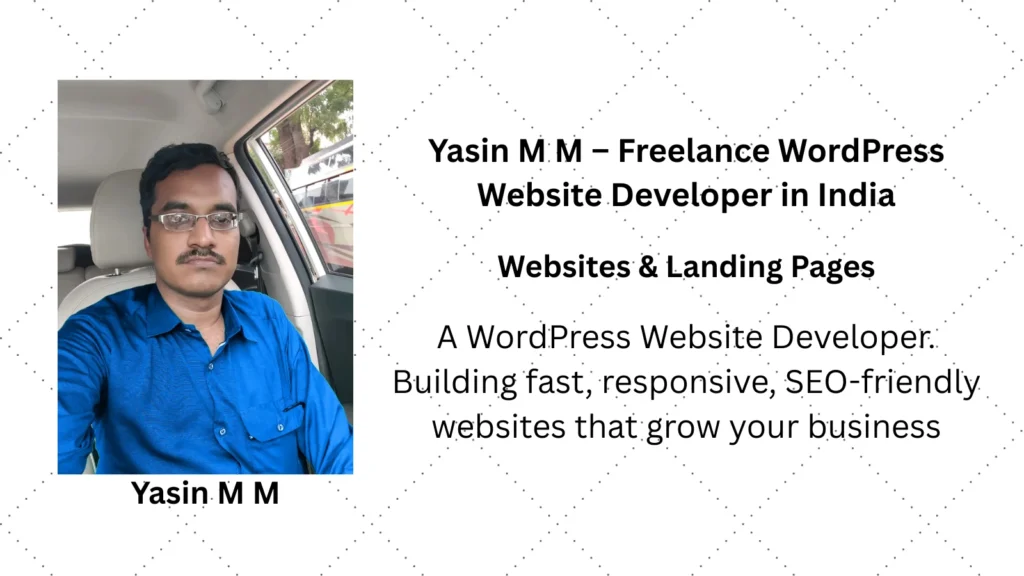 Yasin M M – Freelance Online Business Growth Strategist - Web Development Services