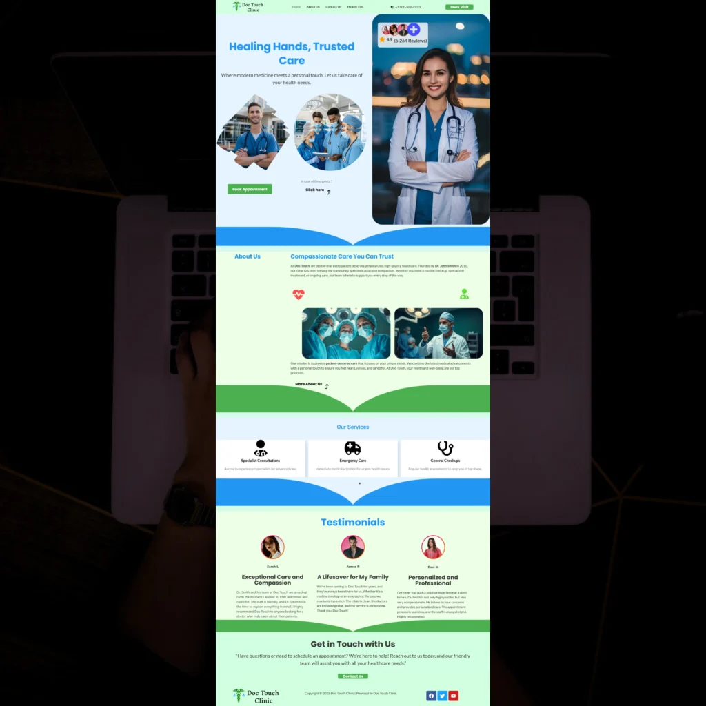 Appointment Booking Website 3