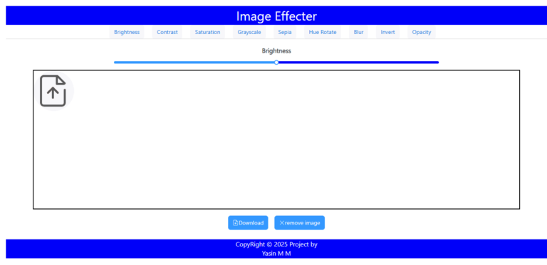 Image Effecter – Powerful Photo Editor in React